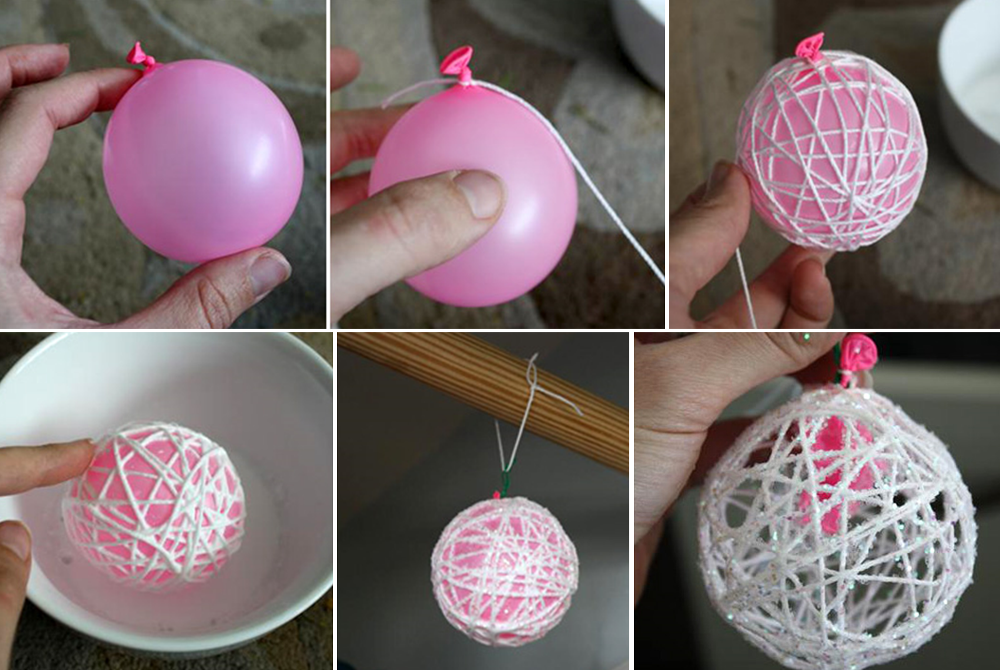 Easy DIY: Decorative Christmas balls - BnbStaging le blog