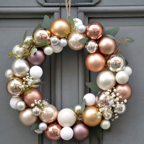 Homemade christmas wreath