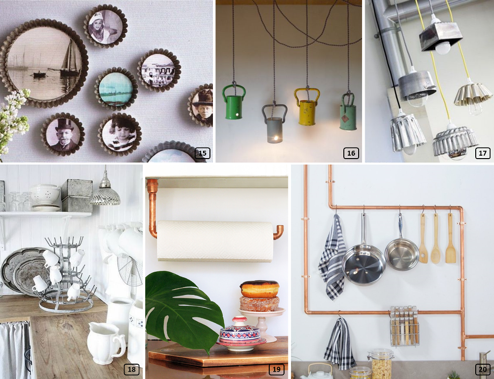 Upcycled accessories to revamp the kitchen