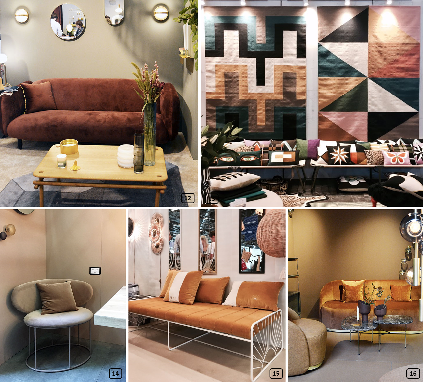 Brown colours at Maison & objet show