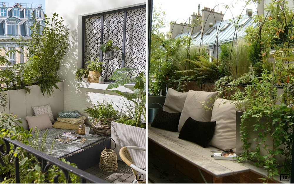 Vegetation on balconies