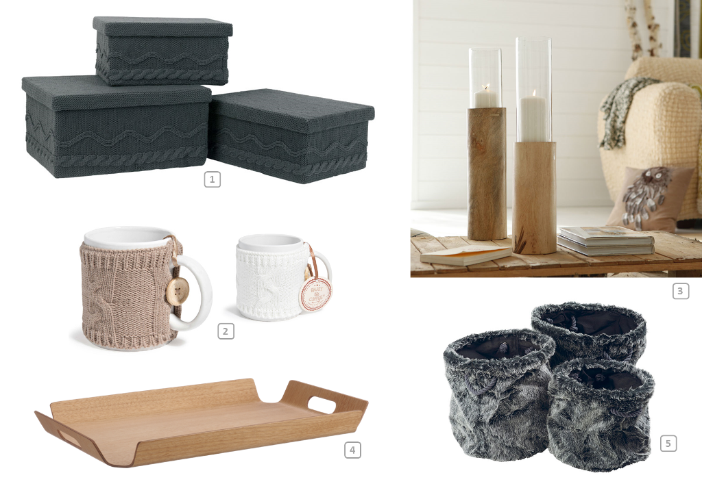 Accessories to create a cosy atmosphere