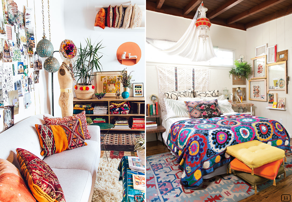 Ethnic textiles : cushions, plaid...