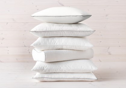 Pile of pillows from Ikea - BnbStaging the blog