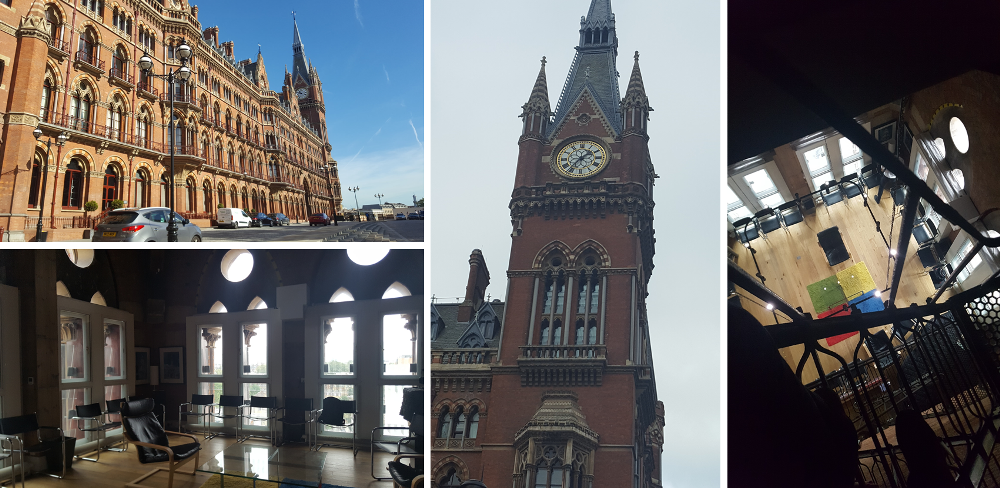 St Pancras tower in London where happened the YourWelcome festival